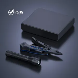 Optima set I : outil multifonctions et lampe torche moyenne | Bleu