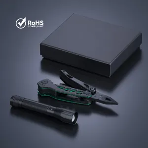 Optima set I : outil multifonctions et lampe torche moyenne | Vert