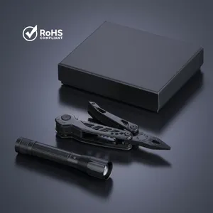 Optima set I : outil multifonctions et lampe torche moyenne | Gris