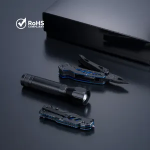 Optima set III : outil multifonctions, couteau de secours et grande lampe torche