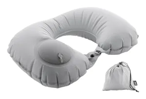 Oreiller de voyage personnalisé en RPET - Jetpump | Gris