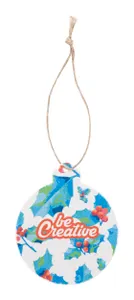 Ornement de sapin de Noël personnalisé en papier semence, rond personnalisé - CreaJul Seed Ornement de sapin de Noël personnalisé en papier semence, rond personnalisé - CreaJul Seed