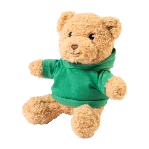 Ours en peluche en RPET avec sweat à capuche - Hobear | Vert