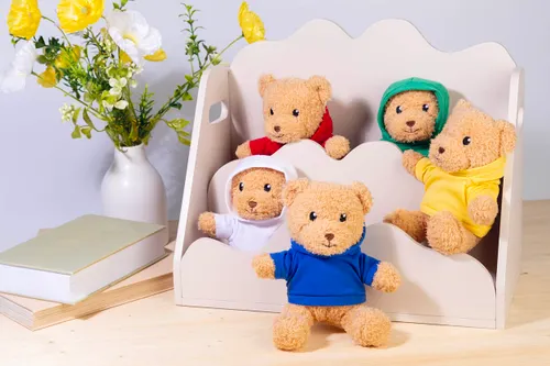 Ours en peluche en RPET avec sweat à capuche - Hobear