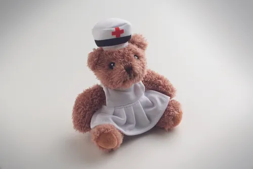 Ours en peluche infirmière - Nurse