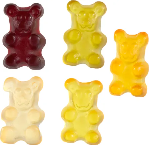 Oursons au jus de fruits 10g