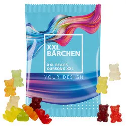 Oursons XXL en gommes de fruits, 100 g Express