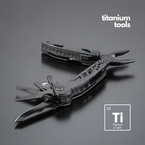 Outil multifonction en acier revêtu de titane optima | Gris