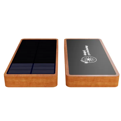 P32 - Powerbank EcoSun 10000 100% FSC® Bamboo personnalisé