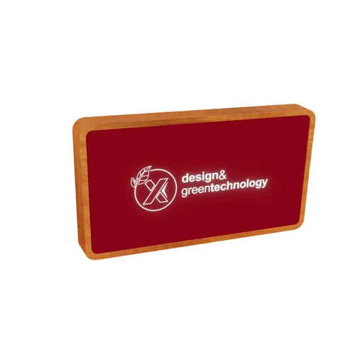 P36 - Powerbank Wireless Wood 5000 100% FSC® Maple personnalisé