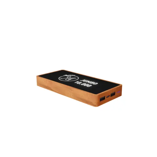 P46 - Powerbank EcoJumbo 10000 100% FSC® Maple personnalisé