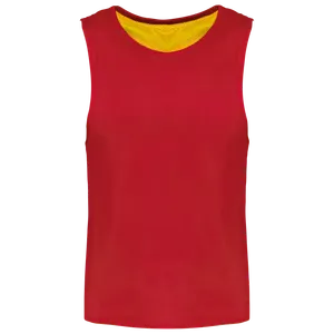 Chasuble réversible multisports enfant - PROACT® | Sporty Red / Sporty Yellow