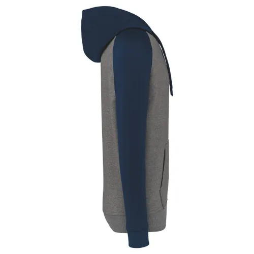 Sweat-shirt à capuche bicolore unisexe - PROACT®