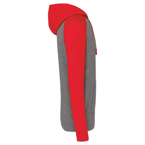 Sweat-shirt à capuche bicolore unisexe - PROACT®