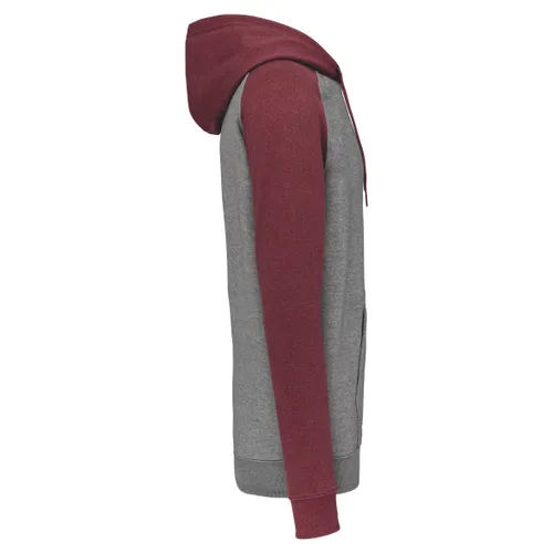 Sweat-shirt à capuche bicolore unisexe - PROACT®