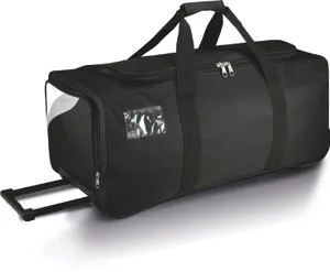 Sac/ trolley de sport - 65 L - PROACT® | Black / White / Light Grey