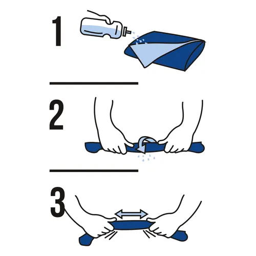 Serviette sport rafraîchissante - 100 cm x 30 cm - PROACT®