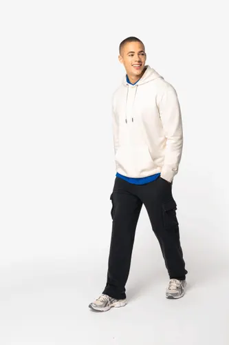 Pantalon cargo écoresponsable délavé French Terry homme - Native Spirit