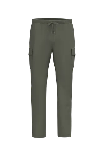 Pantalon cargo écoresponsable délavé French Terry homme - Native Spirit