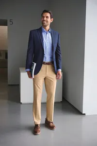 Pantalon homme personnalisé Oliver coupe cintrée - Brook Taverner