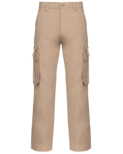 Pantalon multipoches homme - Kariban | Beige