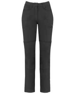 Pantalon recyclé stretch femme - WK. Designed To Work | Dark Grey