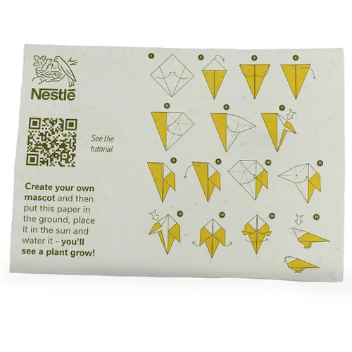 Papier graines A4 120g recto