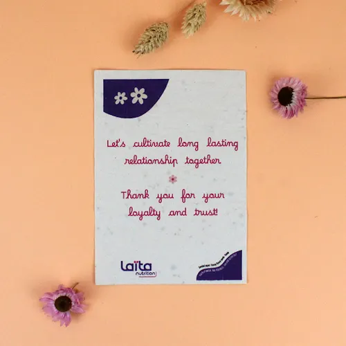 Papier graines A6 120g recto