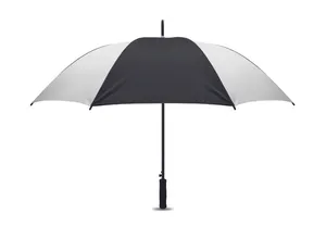 Parapluie 68 cm personnalisable - Swansea | Blanc/Noir