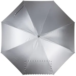 Parapluie automatique publicitaire - Nuages | Argenté