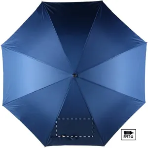 Parapluie personnalisé en rpet - Asperit | Bleu Foncé
