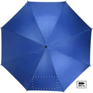 Parapluie publicitaire en rpet - Resperit | Bleu / Naturelle