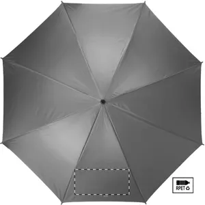 Parapluie publicitaire en rpet - Resperit | Gris / Naturelle