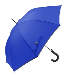 Parapluie personnalisé en RPET et bande réfléchissante - Thunder Max | Bleu Clair