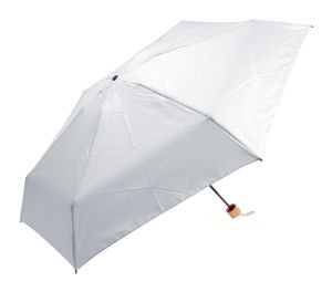 Parapluie pliant publicitaire en rpet - Miniboo | Blanc
