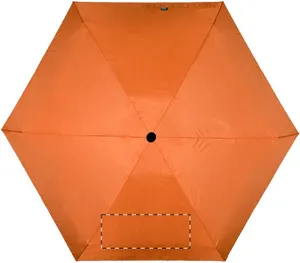 Parapluie pliant publicitaire en rpet - Miniboo | Orange