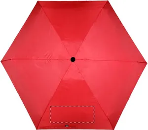 Parapluie pliant publicitaire en rpet - Miniboo | Rouge