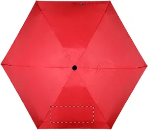Parapluie pliant publicitaire en rpet - Miniboo | Rouge