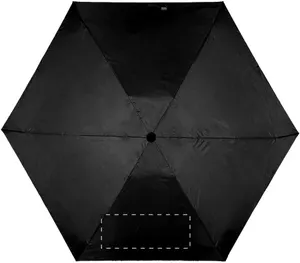 Parapluie pliant publicitaire en rpet - Miniboo | Noir