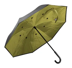Parapluie réversible personnalisé RPET - Raura | Vert