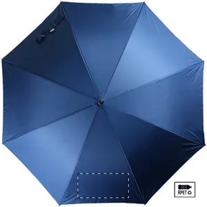Parapluie RPET personnalisé - Fibratus | Bleu Foncé