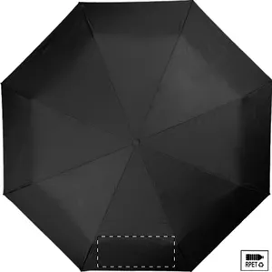 Parapluie RPET personnalisé - Floccus | Noir
