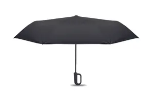 Parapluie tempête personnalisé 21 pouces - Umkrab | Noir
