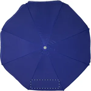 Parasol publicitaire - Kuramo | Bleu / Blanc