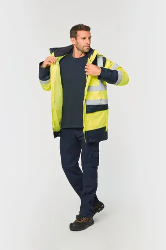 Parka de sécurité recyclée 4 en 1 unisexe - WK. Designed To Work