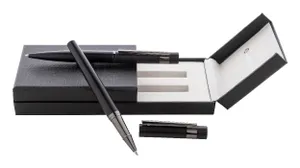 Parure de stylos personnalisée - Atelier | Noir