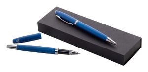 Parure stylo métal personnalisé - Redivi | Bleu