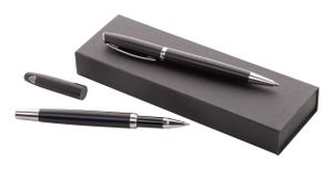 Parure stylo métal personnalisé - Redivi | Noir