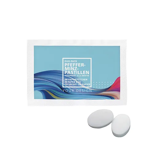 Pastilles à la menthe en Duo-pack de papier