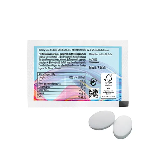 Pastilles à la menthe en Duo-pack de papier